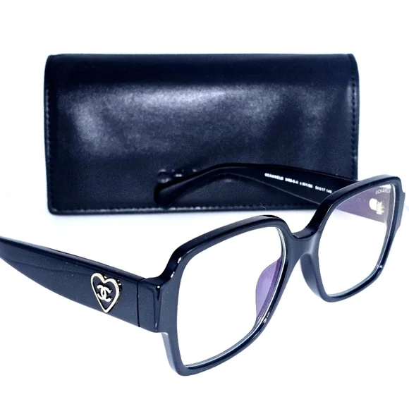 CHANEL EYEGLASSES Black Ref.3438 C501 FRAMES 54-17-140 RX Blue light - Picture 3 of 16